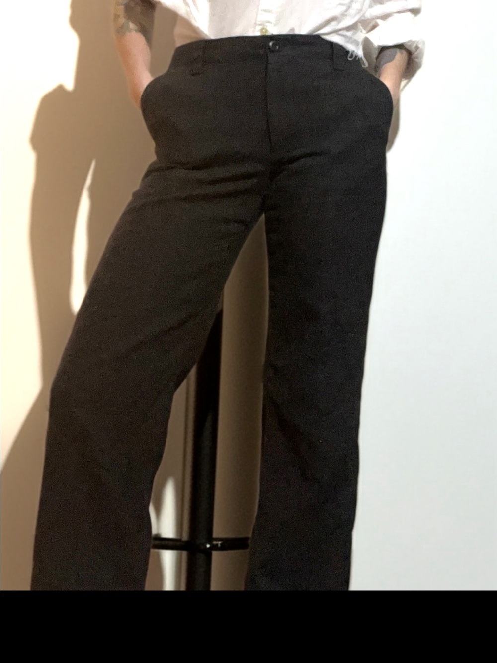 GAP Dark Grey Wool Women's Pants